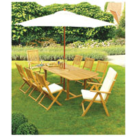 Table + chaises de jardin